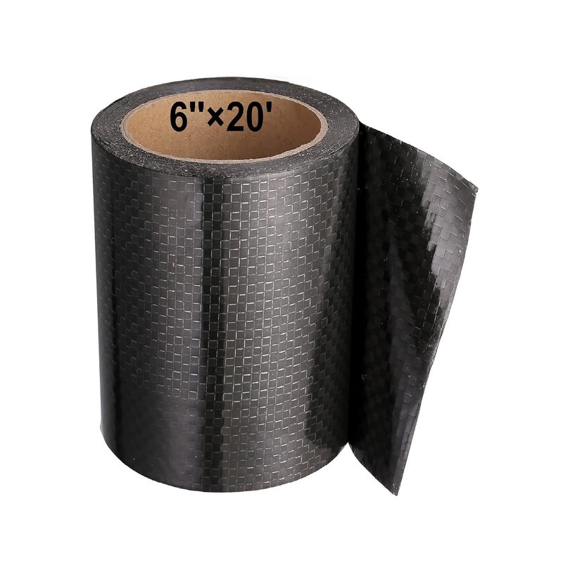 PlusRoc RV Underbelly Material RV Underbelly Tape Waterproof Flex Belly Tape with Permanent Sealing Adhesive for Mobile Home, Camper Travel Trailer, Tear Repair Patch(6'' x 20') - Image 1